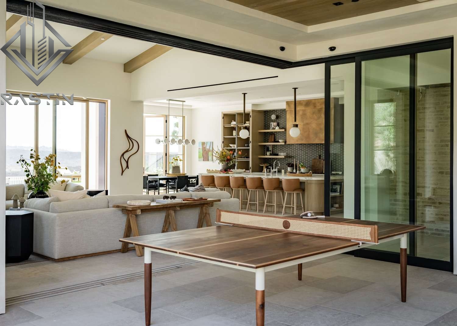 ترکیب فلز و شیشه در طراحی داخلی