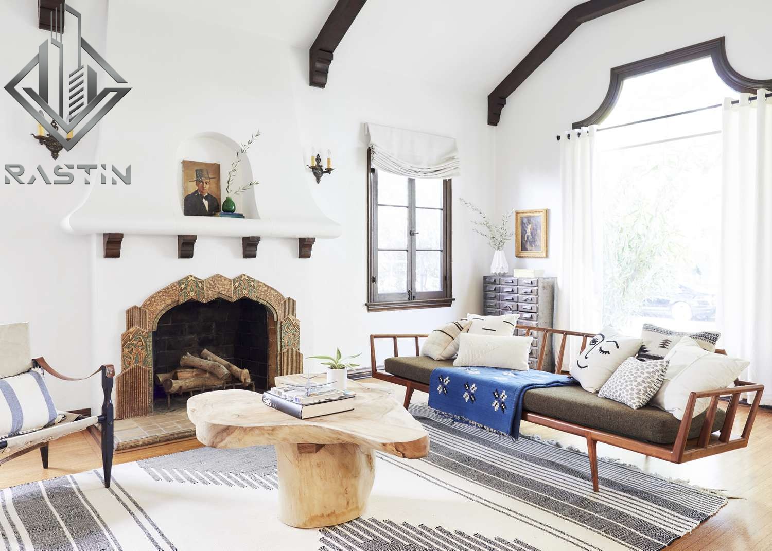 بازسازی خانه کوچک به سبک روستیک