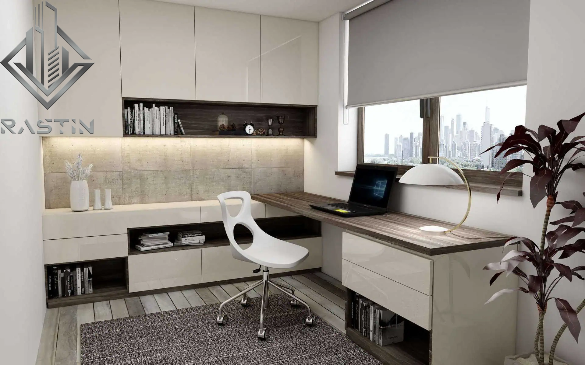 طراحی اتاق مطالعه دختر نوجوان